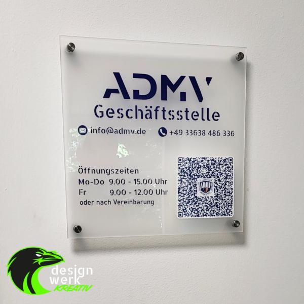 Firmenschild ADMV